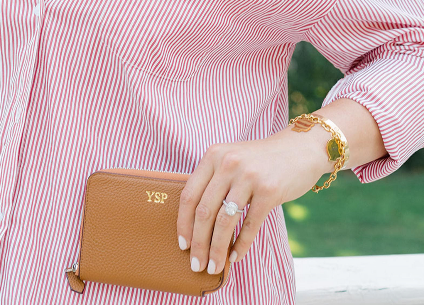 Small Monogram Zipper Wallet