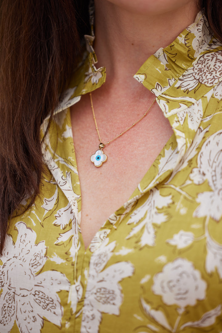 Bleu Evil Eye Necklace