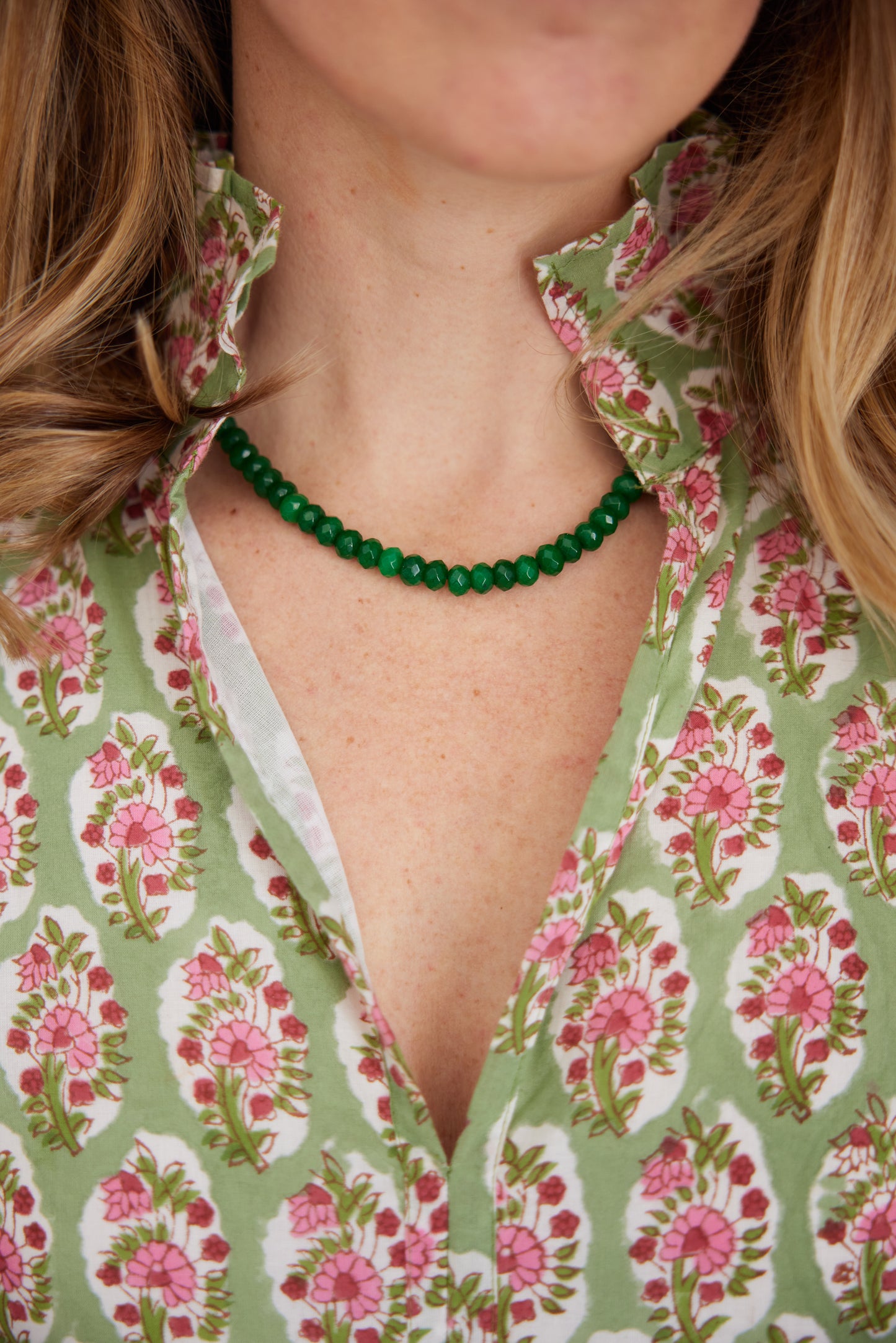 Palmetto Block Print Dress