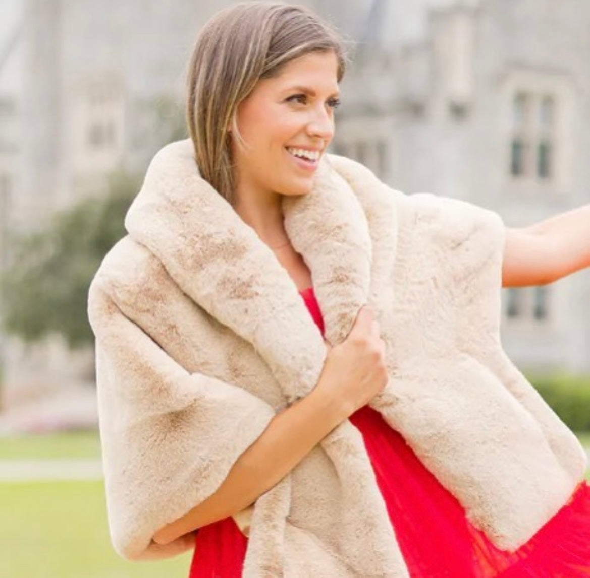 Faux Fur Capelet