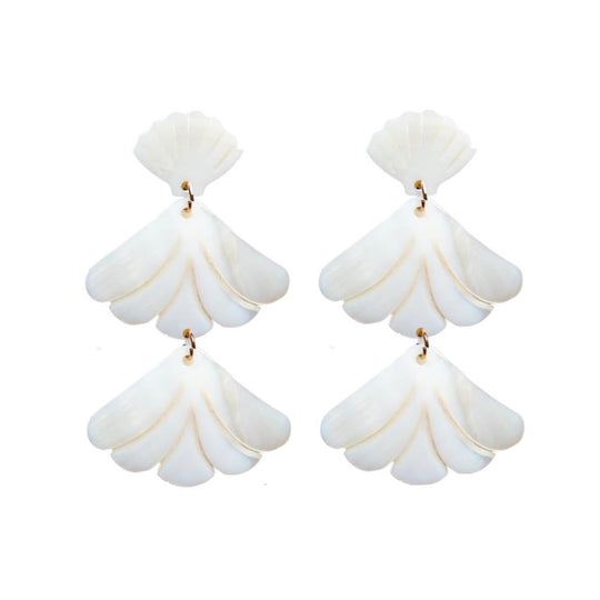 SANIBEL SHELL DROP EARRINGS