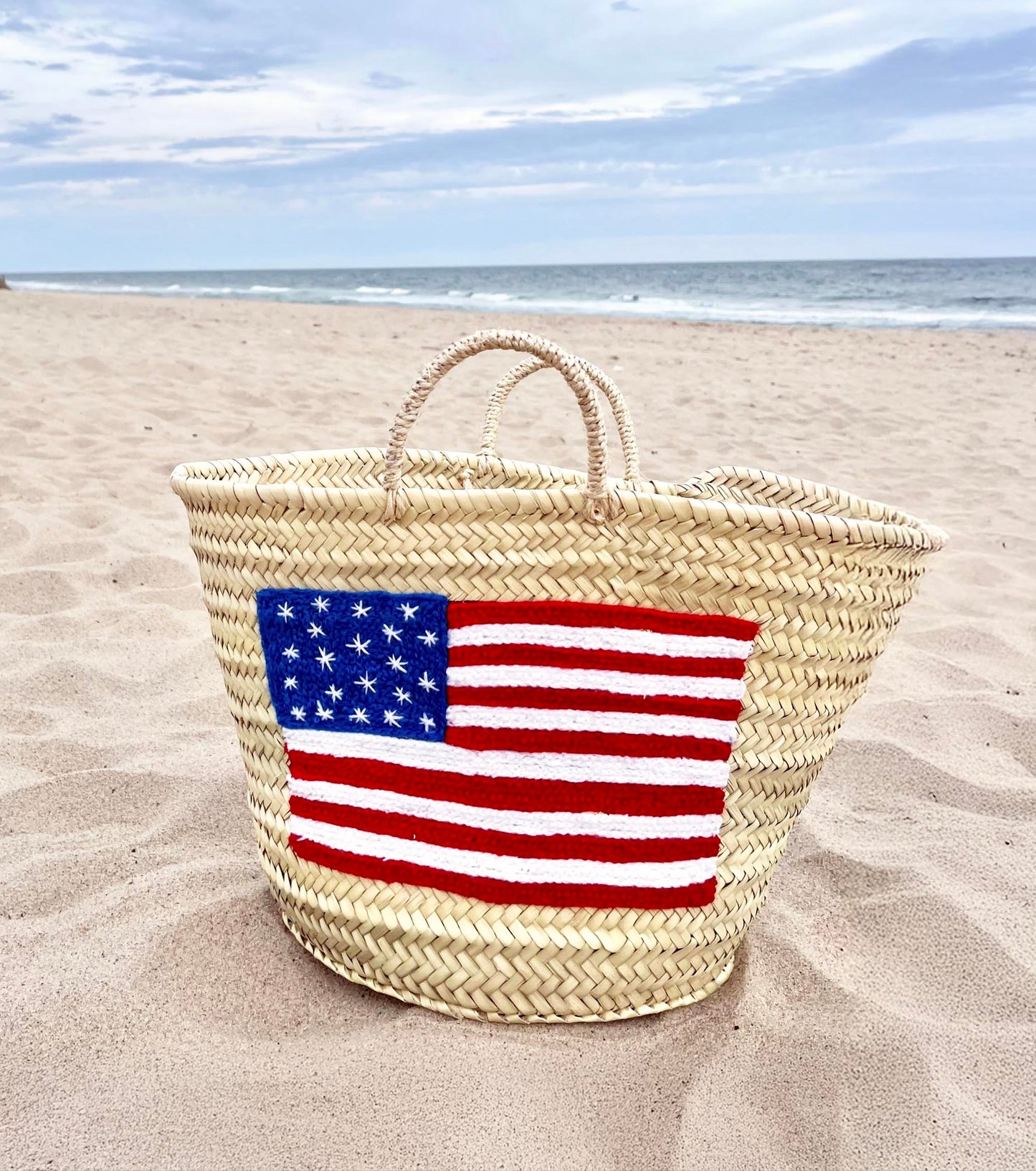 Brant Point Straw Basket Tote