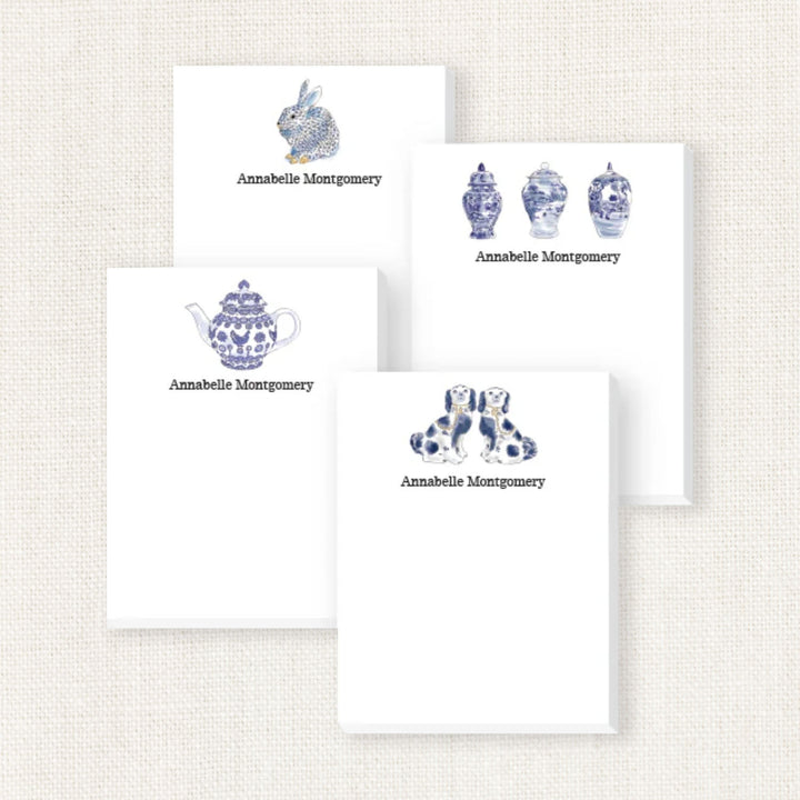 Blue and White Notepad Collection