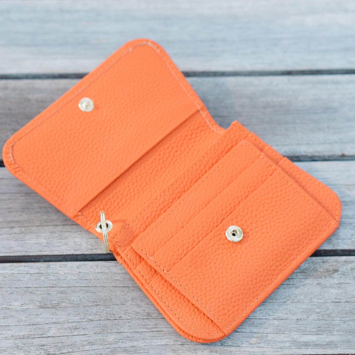 Affordable key ring wallet with personalization