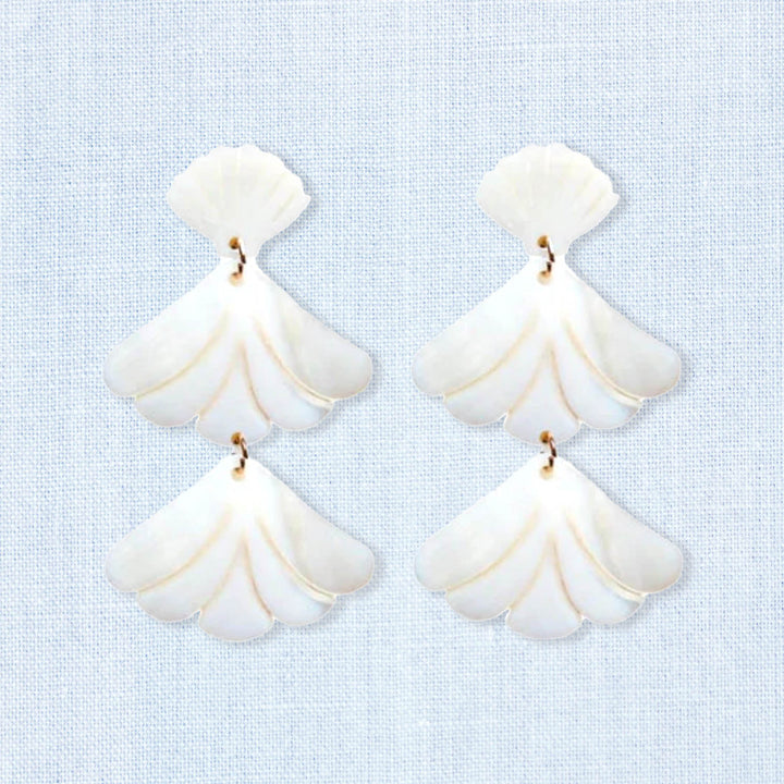 SANIBEL SHELL DROP EARRINGS