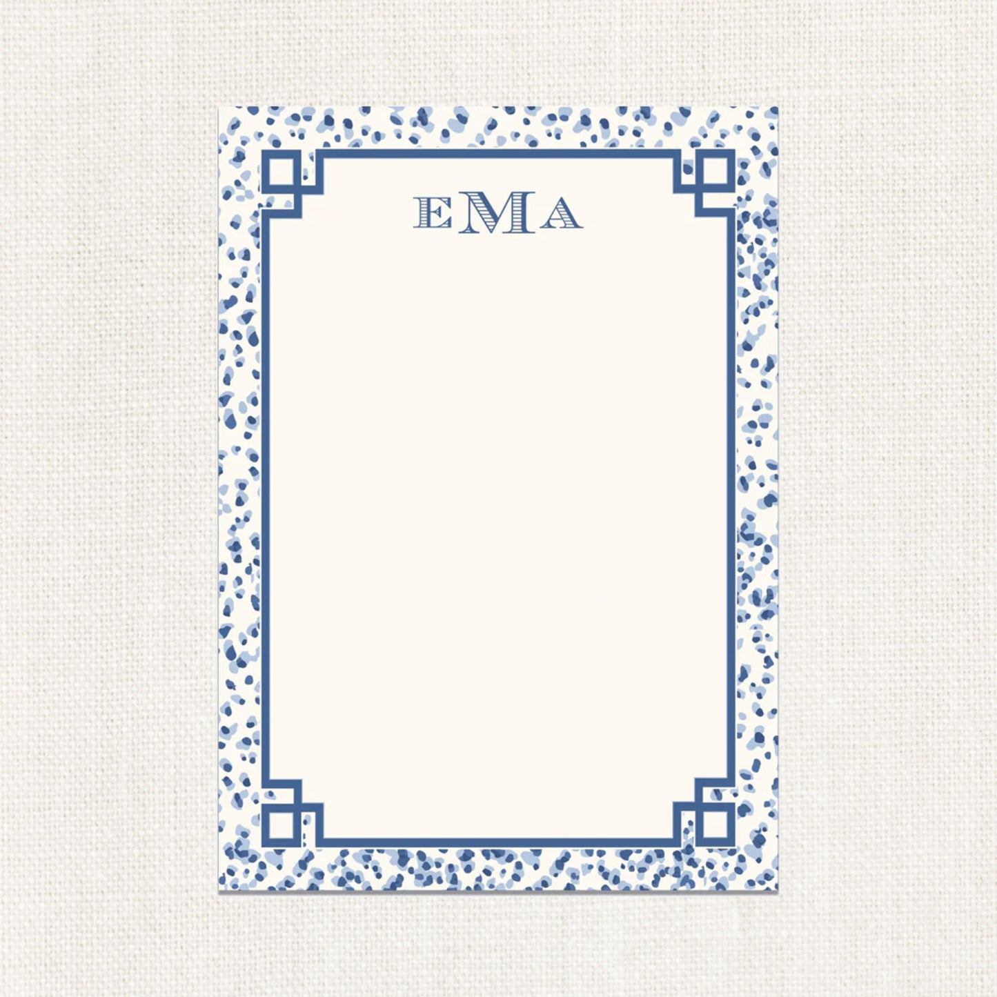SPOTTED BLEU NOTEPAD