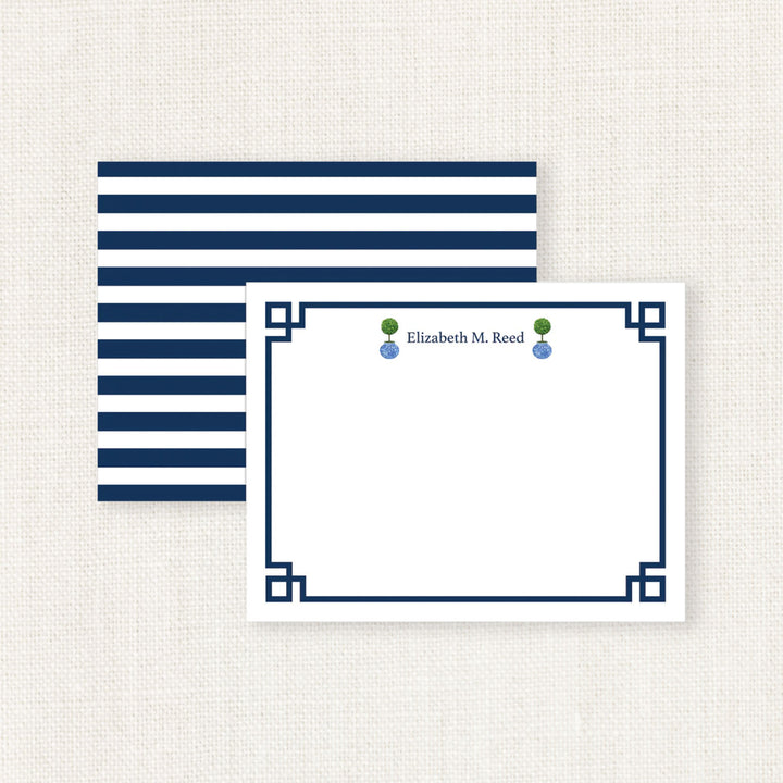 Topiary Stripe Notecards