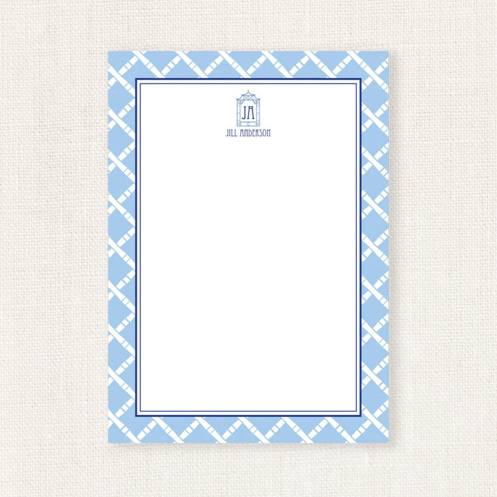 Blue Pagoda Notepad