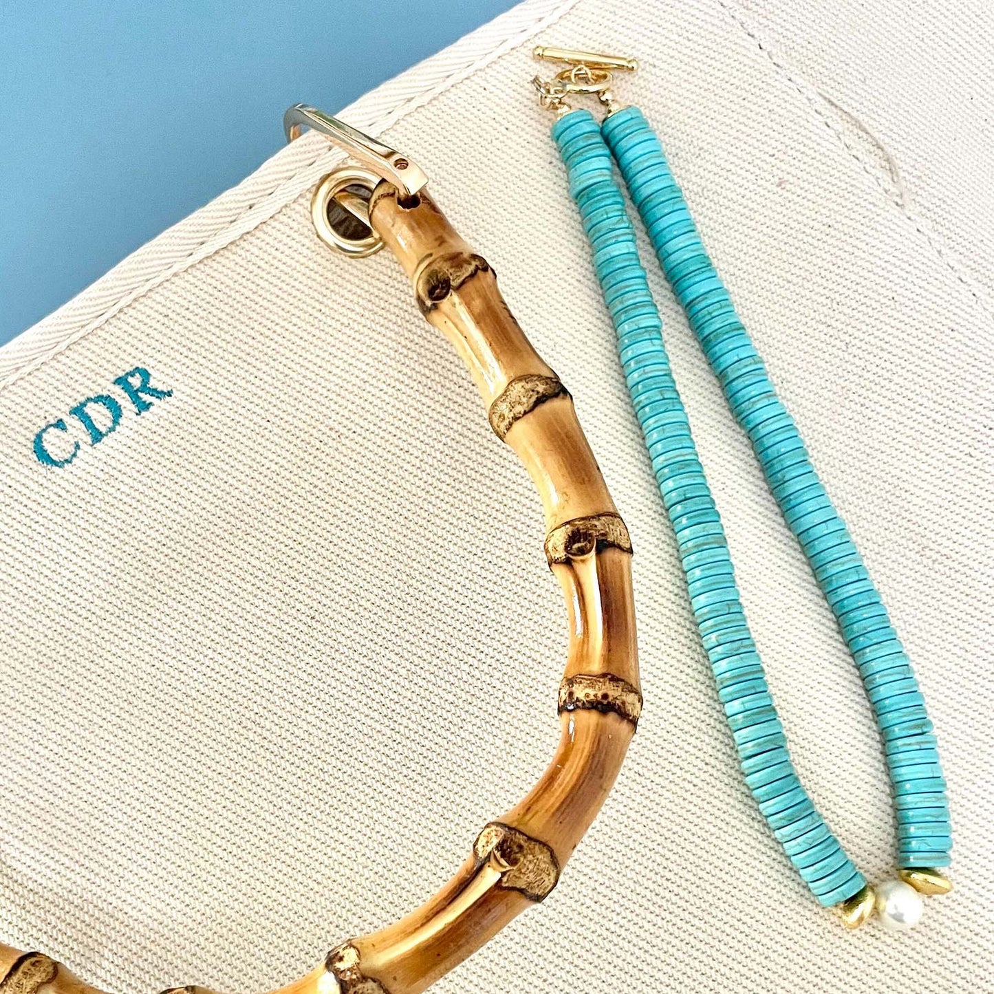 TURQUOISE PEARL NECKLACE