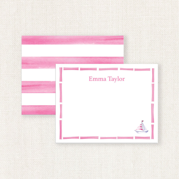 Nautical Stripe Notecards