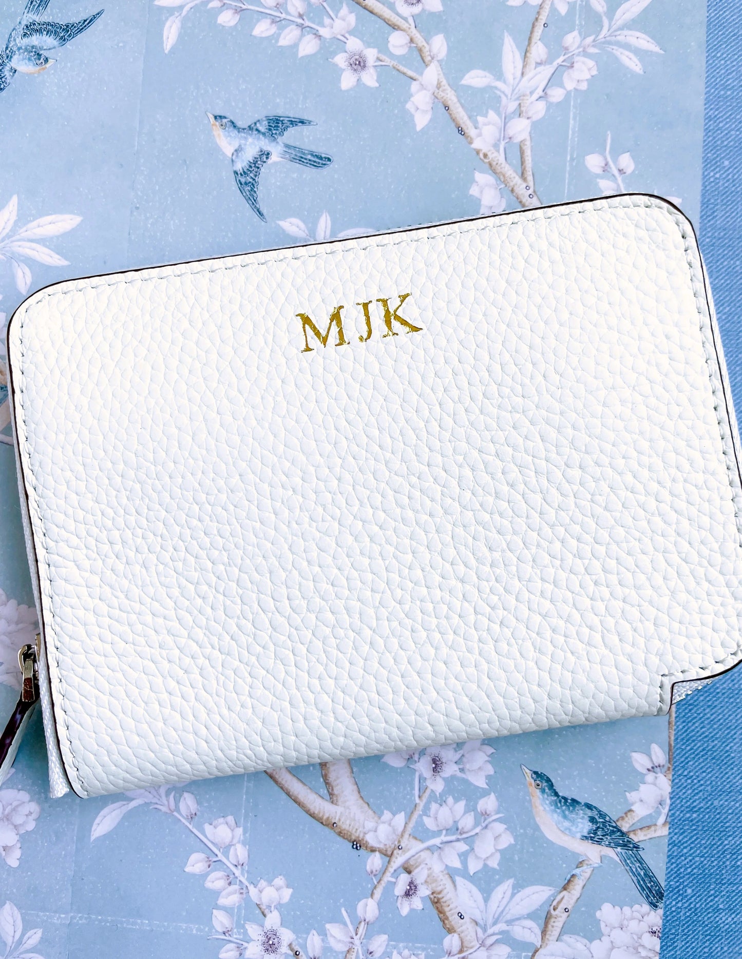 Classy Monogram Zipper Wallet