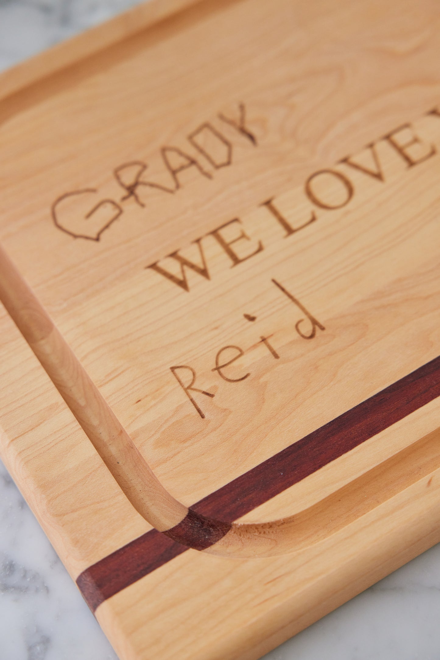 CUSTOM HANDWRITTEN WOOD BOARD