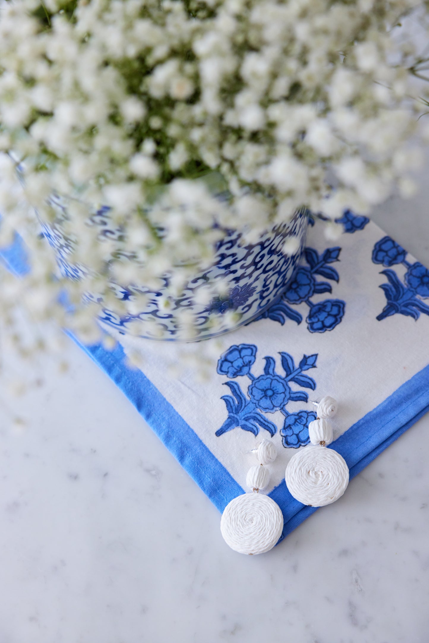 HARBOR RAFFIA DROP EARRINGS