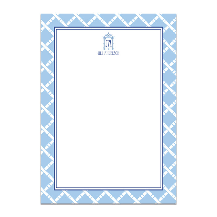 Blue Pagoda Notepad