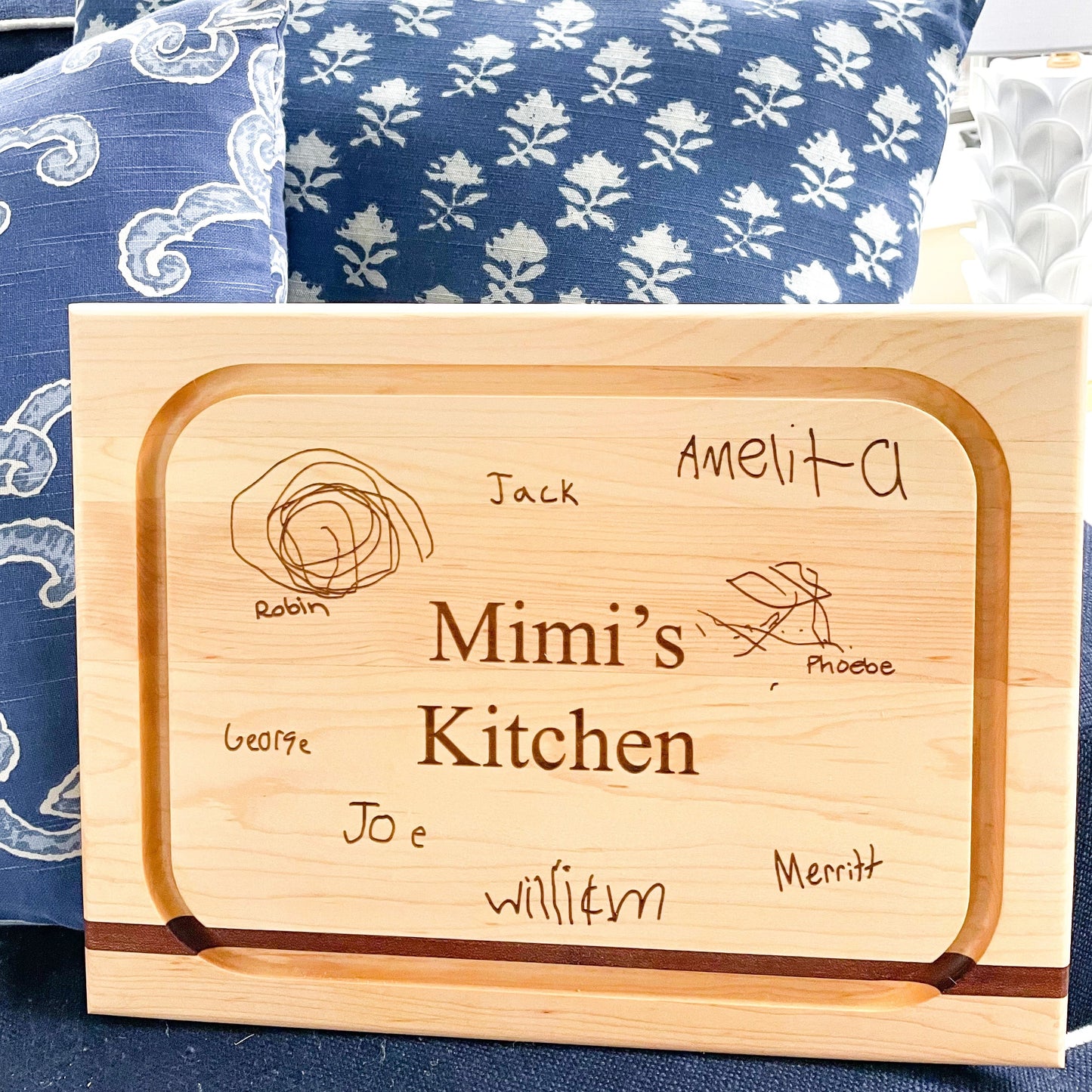 CUSTOM HANDWRITTEN WOOD BOARD