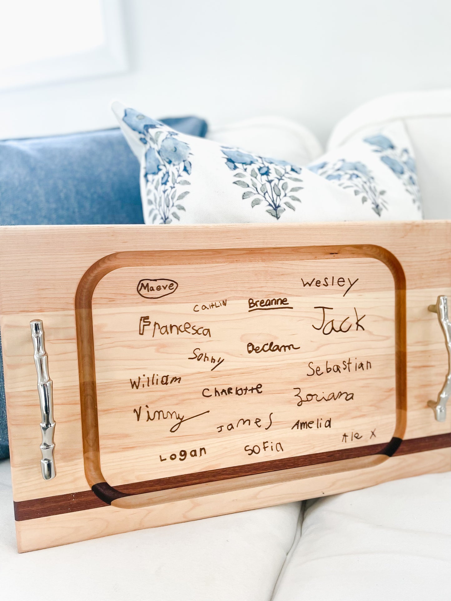 CUSTOM HANDWRITTEN WOOD BOARD