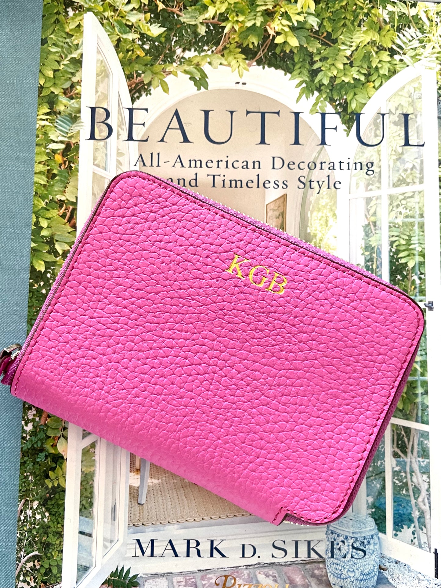 Monogram Zipper Wallet