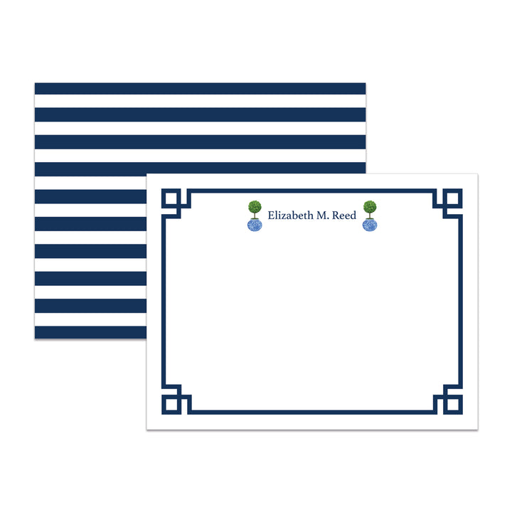 Topiary Stripe Notecards