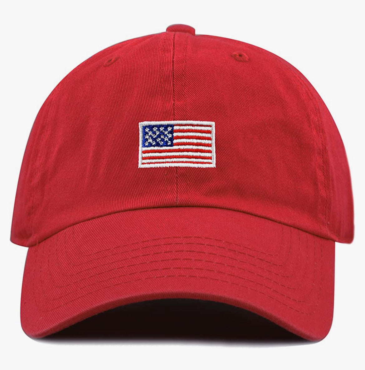 American Flag Embroidered Hat