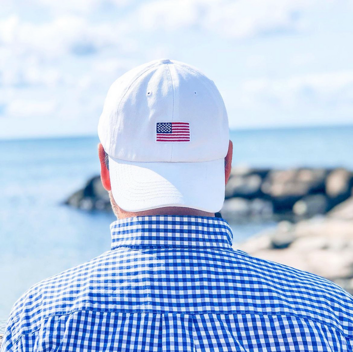 Fourth of July American flag baseball cap hat