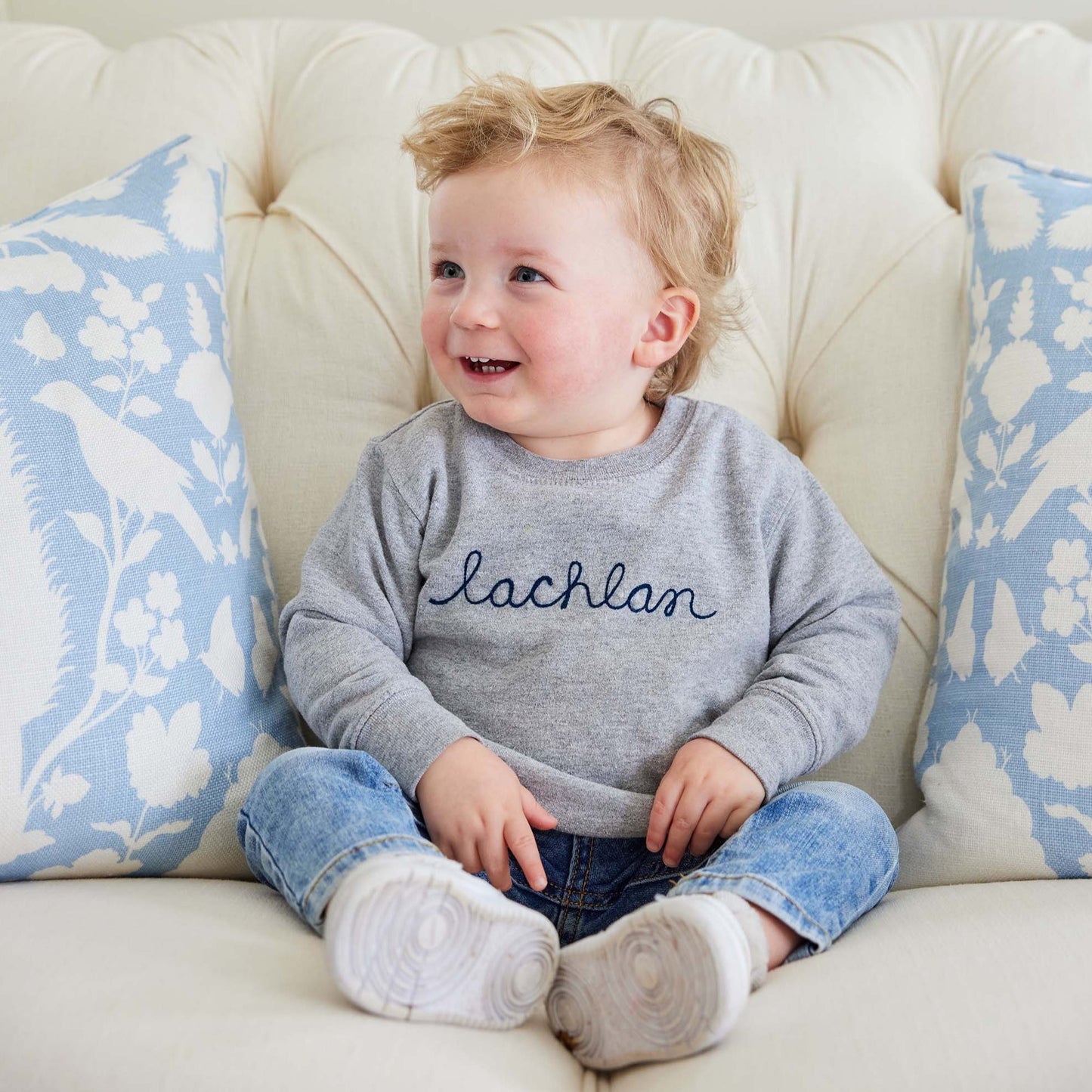 CHILDREN'S EMBROIDERED PULLOVER