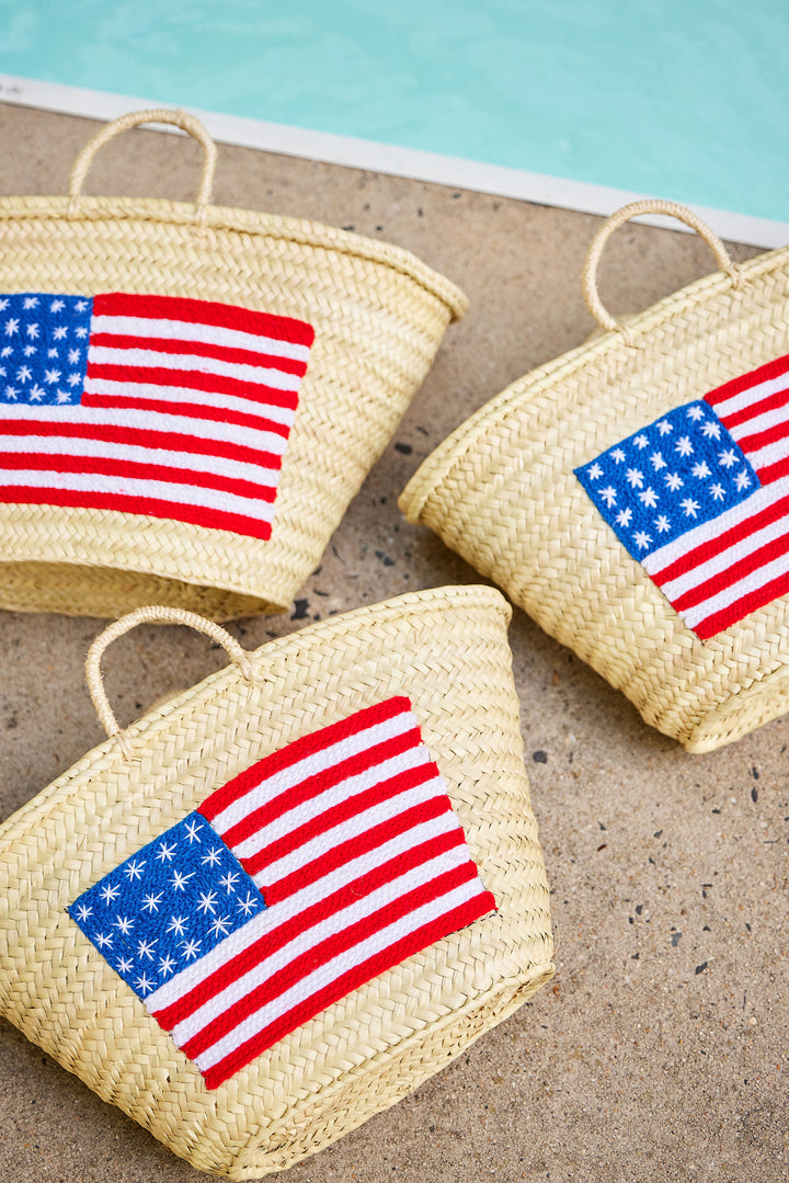 Brant Point Straw Basket Tote