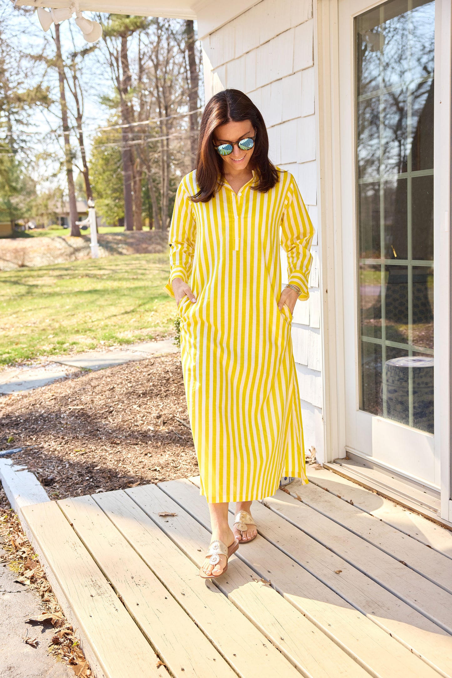 Cabana Stripe Long Tunic