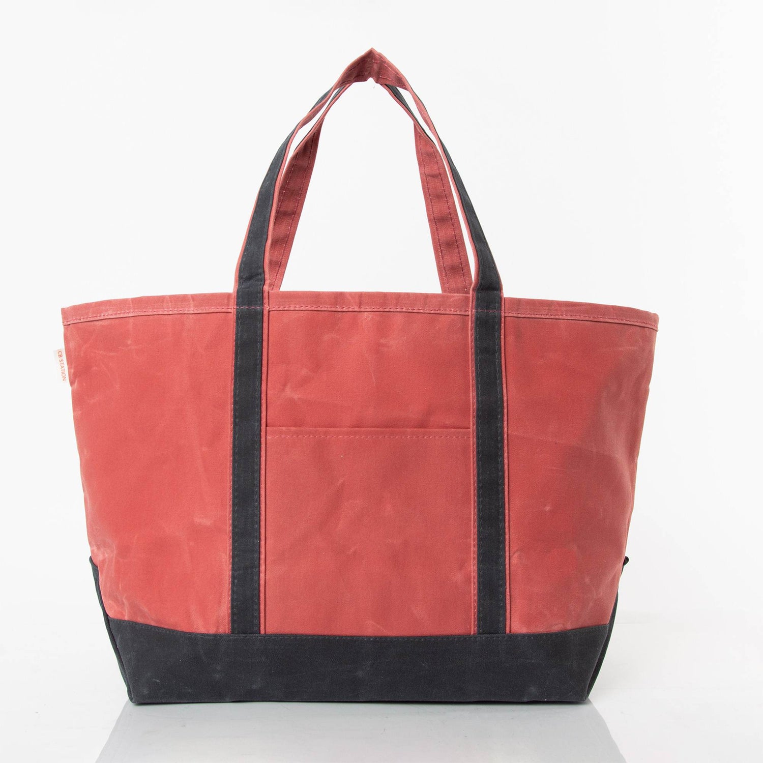 NANTUCKET RED WAXED CANVAS TOTE