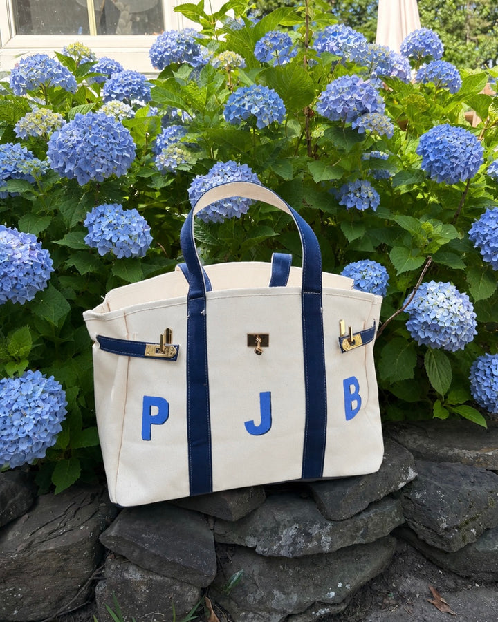 Hand Painted Elizabeth Tote