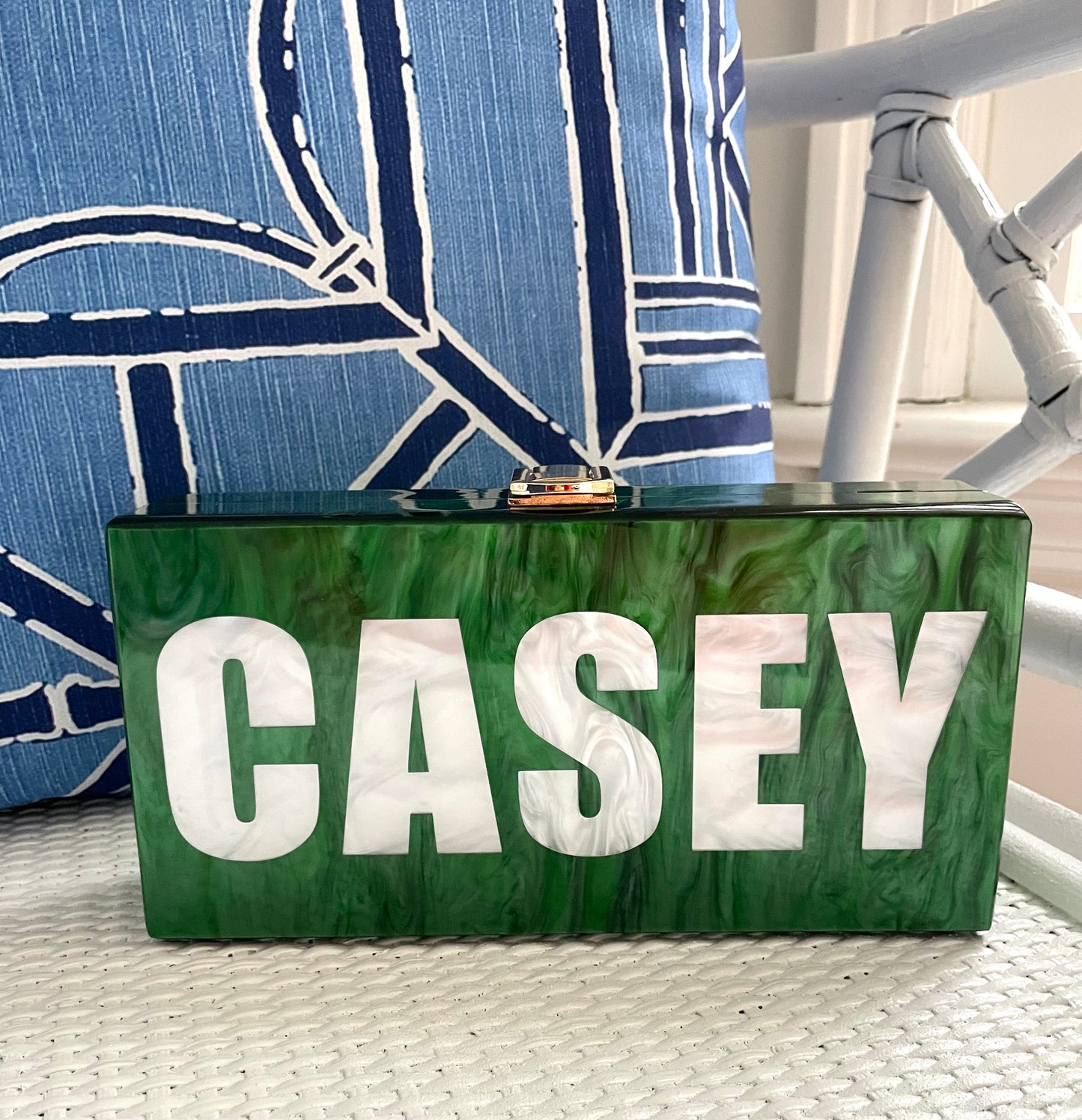 PERSONALIZED ACRYLIC CLUTCH