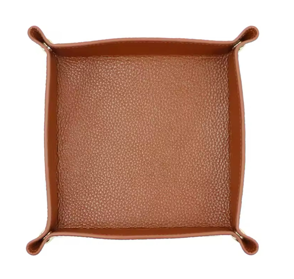 Leather Catchall Tray