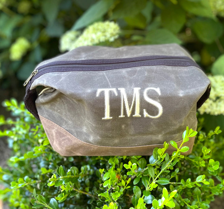 Waxed Dopp Kit