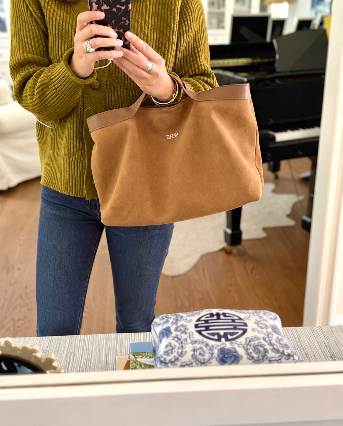 Essex Suede Tote