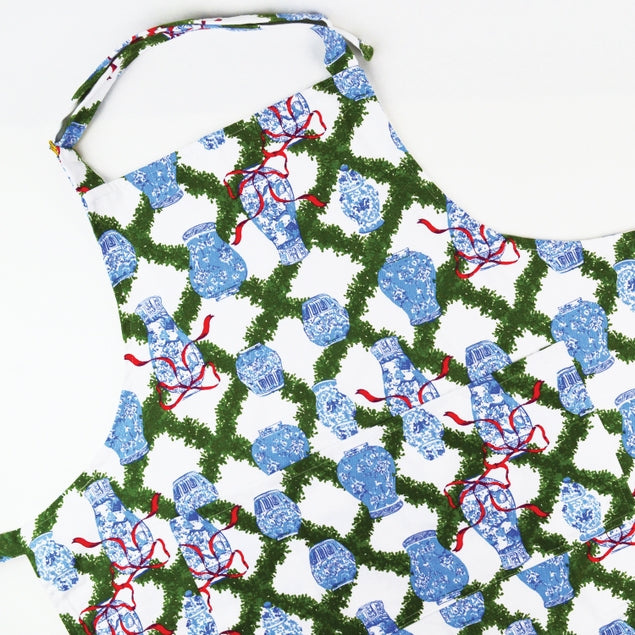 CHINOISERIE HOLIDAY APRON