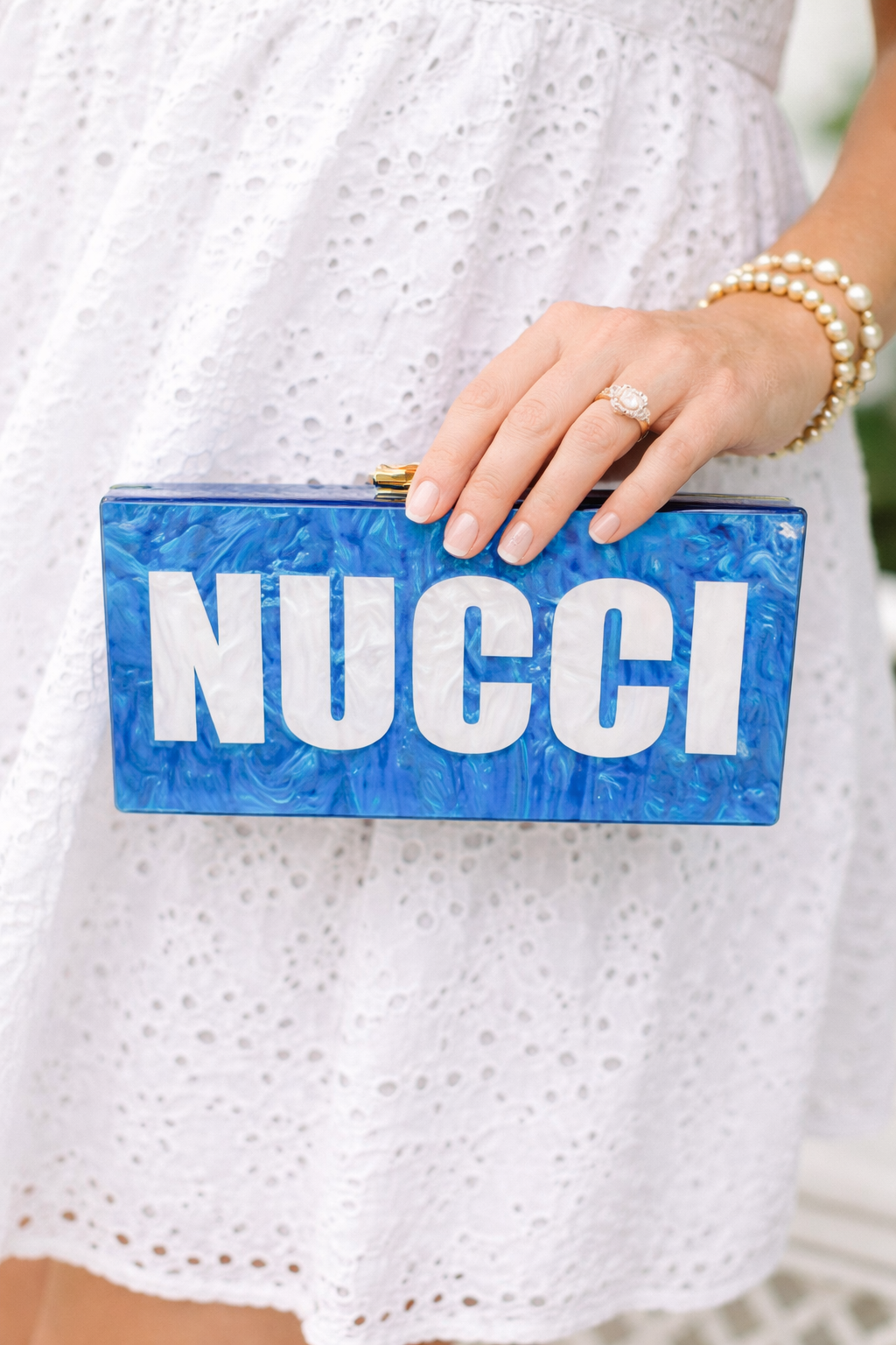 PERSONALIZED ACRYLIC CLUTCH