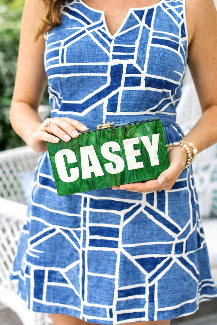 PERSONALIZED ACRYLIC CLUTCH