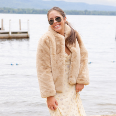 Telluride Reversible Faux Fur Jacket – The Monogram Corner Telluride Reversible Faux Fur Jacket – The Monogram Corner