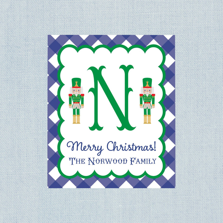 GINGHAM HOLIDAY GIFT STICKERS