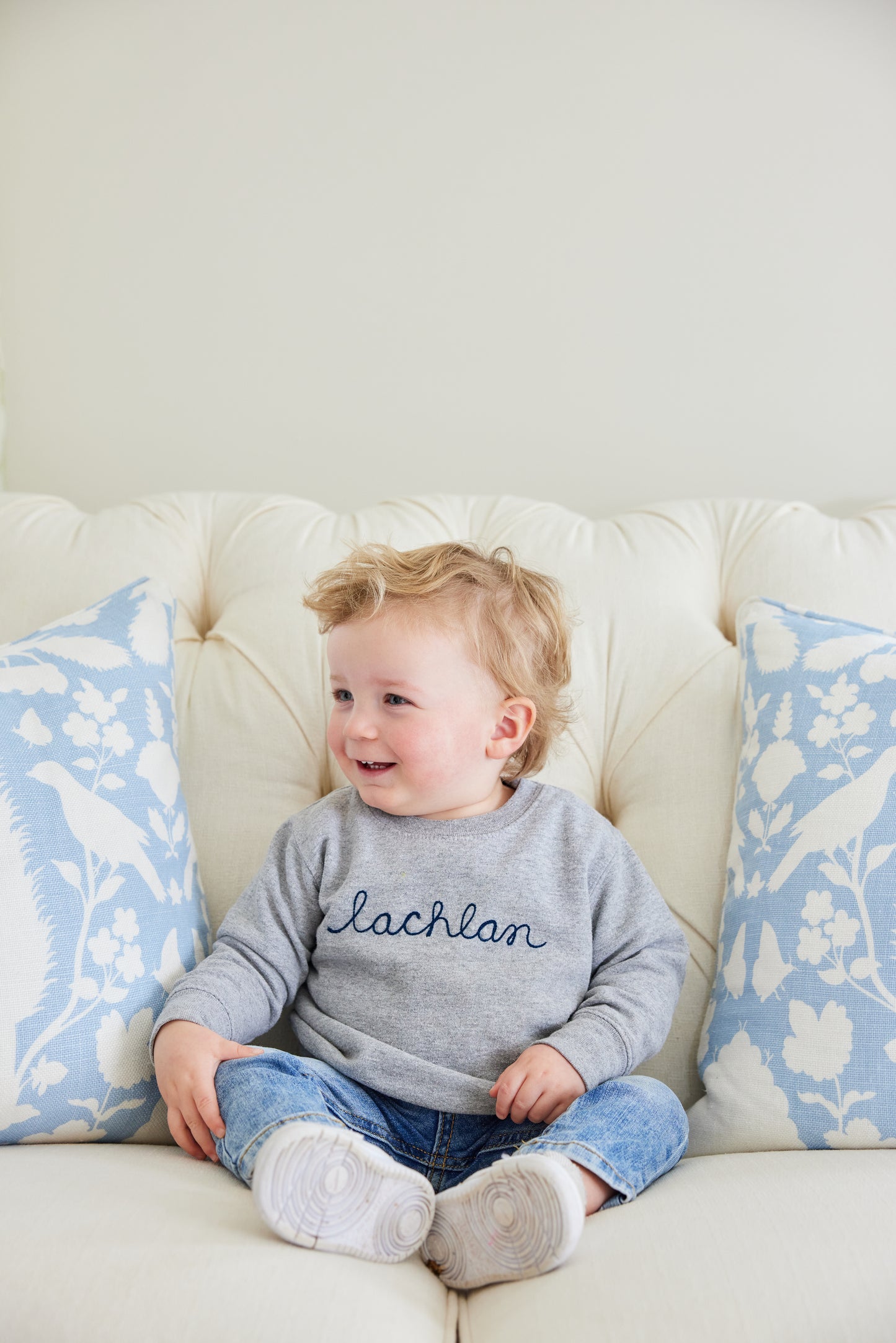 CHILDREN'S EMBROIDERED PULLOVER