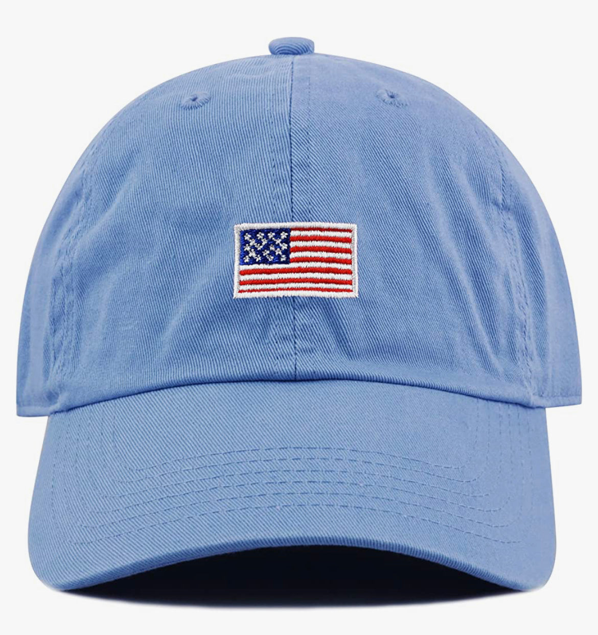 AMERICAN FLAG EMBROIDERED HAT